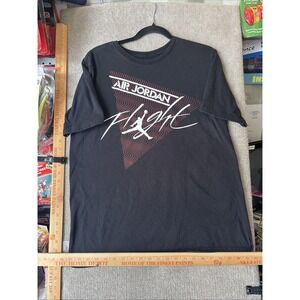 Nike Air Jordan Black Flight Jumpman MJ Michael NBA Basketball Size Large